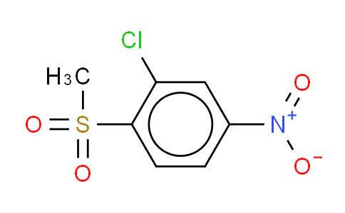 CAS No. 91842-77-2, 3-Chloro-4-(methylsulfonyl)nitrobenzene