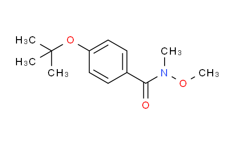 CAS No. 916791-35-0, 4-(tert-Butoxy)-N-methoxy-N-methylbenzamide