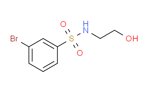 CAS No. 911111-96-1, 3-Bromo-N-(2-hydroxyethyl)benzenesulfonamide