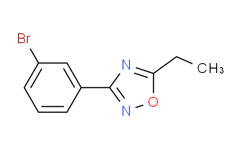 CAS No. 911049-01-9, 3-(3-Bromophenyl)-5-ethyl-1,2,4-oxadiazole