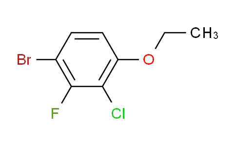 CAS No. 909122-14-1, 1-Bromo-3-chloro-4-ethoxy-2-fluorobenzene