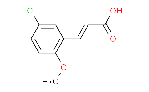 CAS No. 90798-07-5, (E)-3-(5-Chloro-2-methoxyphenyl)acrylic acid