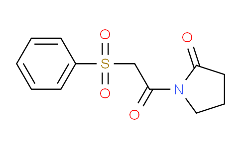 CAS No. 907969-47-5, 1-(2-(Phenylsulfonyl)acetyl)pyrrolidin-2-one
