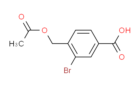 CAS No. 90772-73-9, 4-(Acetoxymethyl)-3-bromobenzoic acid