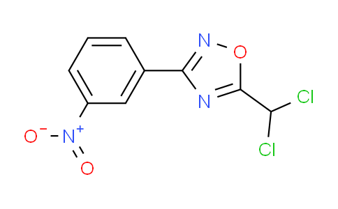 CAS No. 905107-54-2, 5-(Dichloromethyl)-3-(3-nitrophenyl)-1,2,4-oxadiazole