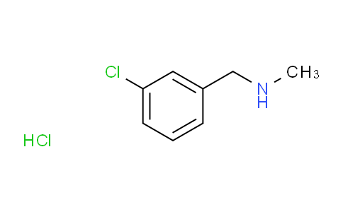 CAS No. 90389-46-1, 1-(3-Chlorophenyl)-N-methylmethanamine hydrochloride
