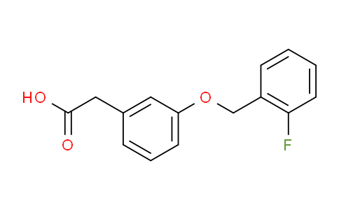 CAS No. 902837-14-3, 2-(3-((2-Fluorobenzyl)oxy)phenyl)acetic acid
