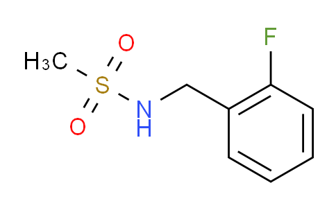 CAS No. 899252-68-7, N-(2-Fluorobenzyl)methanesulfonamide