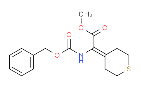 CAS No. 894790-18-2, Methyl 2-(Cbz-amino)-2-(tetrahydrothiopyran-4-ylidene)acetate