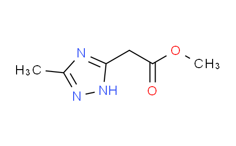 CAS No. 893762-27-1, Methyl 2-(3-methyl-1H-1,2,4-triazol-5-yl)acetate