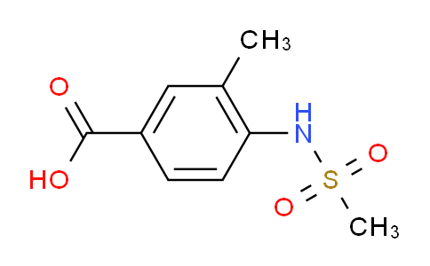 CAS No. 892878-60-3, 3-Methyl-4-(methylsulfonamido)benzoic acid