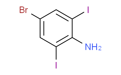 CAS No. 89280-77-3, 4-Bromo-2,6-diiodoaniline