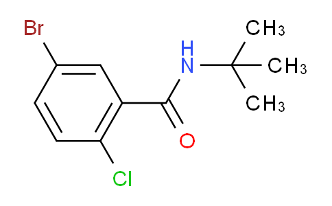 CAS No. 892018-58-5, 5-Bromo-N-(tert-butyl)-2-chlorobenzamide