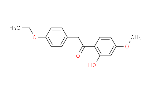 CAS No. 89019-87-4, Ethanone, 2-(4-ethoxyphenyl)-1-(2-hydroxy-4-methoxyphenyl)-