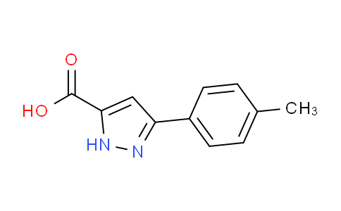 CAS No. 890007-12-2, 3-(p-Tolyl)-1H-pyrazole-5-carboxylic acid