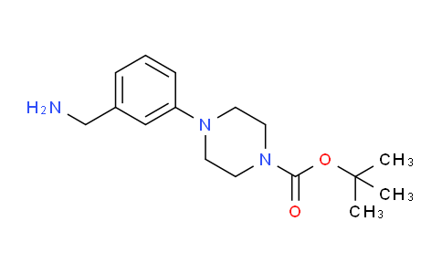 CAS No. 889948-55-4, tert-Butyl 4-(3-(aminomethyl)phenyl)piperazine-1-carboxylate