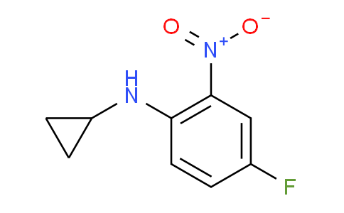 CAS No. 887351-37-3, N-Cyclopropyl-4-fluoro-2-nitroaniline