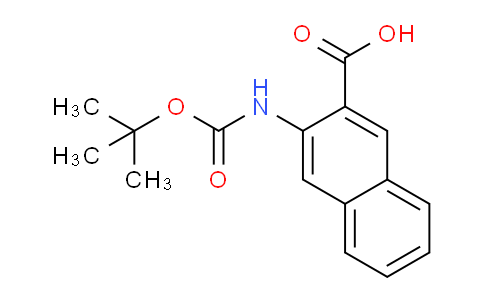CAS No. 887242-59-3, 3-((tert-Butoxycarbonyl)amino)-2-naphthoic acid
