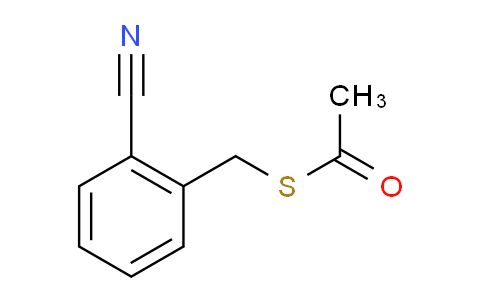 CAS No. 887092-54-8, S-2-Cyanobenzyl ethanethioate