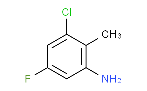 CAS No. 886761-87-1, 3-Chloro-5-fluoro-2-methylaniline