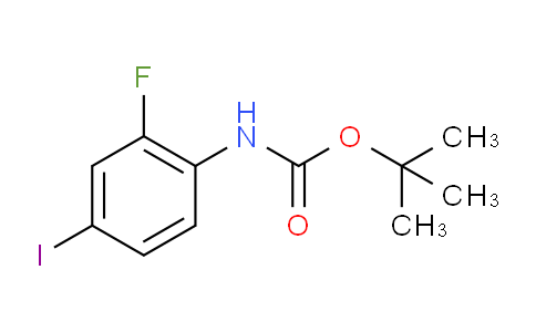 CAS No. 886497-72-9, tert-Butyl (2-fluoro-4-iodophenyl)carbamate
