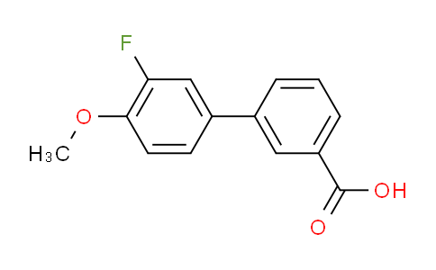 CAS No. 885964-80-7, 3'-Fluoro-4'-methoxy-[1,1'-biphenyl]-3-carboxylic acid