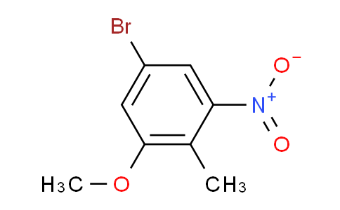 CAS No. 885519-07-3, 5-Bromo-1-methoxy-2-methyl-3-nitrobenzene