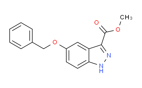CAS No. 885278-62-6, Methyl 5-(benzyloxy)-1H-indazole-3-carboxylate