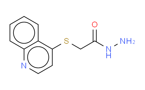 CAS No. 885278-19-3, Acetic acid,2-(4-quinolinylthio)-, hydrazide