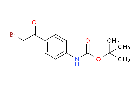 CAS No. 885269-70-5, tert-Butyl (4-(2-bromoacetyl)phenyl)carbamate