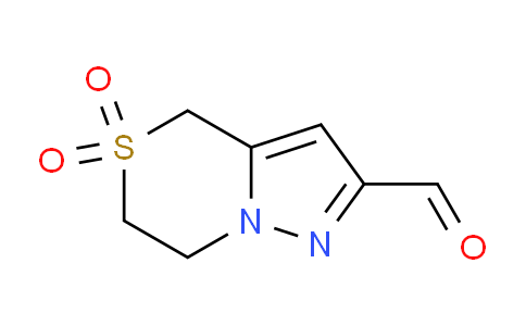 CAS No. 623565-07-1, 6,7-Dihydro-4H-pyrazolo[5,1-c][1,4]thiazine-2-carbaldehyde 5,5-dioxide