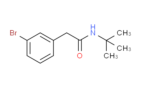 CAS No. 883801-90-9, 2-(3-Bromophenyl)-N-(tert-butyl)acetamide