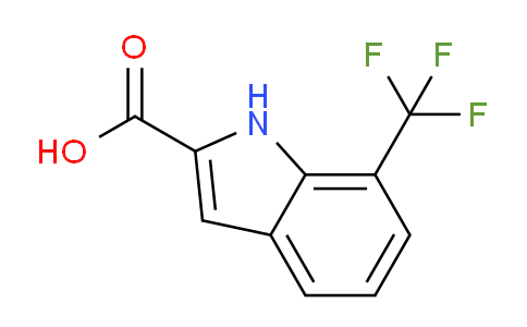 CAS No. 883541-39-7, 7-(Trifluoromethyl)-1H-indole-2-carboxylic acid