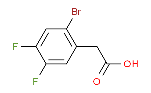 CAS No. 883502-07-6, 2-(2-Bromo-4,5-difluorophenyl)acetic acid