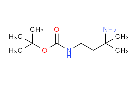 CAS No. 880100-30-1, tert-Butyl (3-amino-3-methylbutyl)carbamate