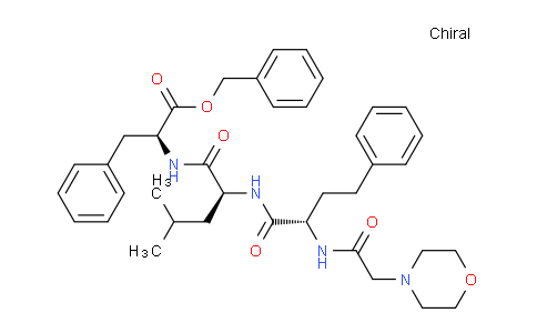 CAS No. 875309-92-5, (S)-Benzyl 2-((S)-4-methyl-2-((S)-2-(2-morpholino acetamido)-4-phenylbutanamido)pentanamido)-3-phenylpropanoate