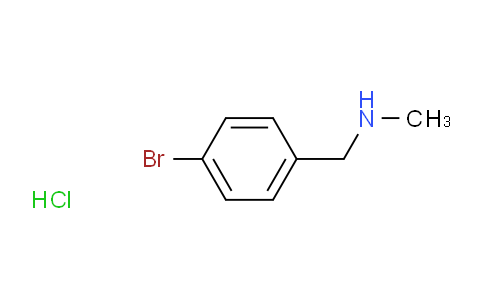 CAS No. 874-73-7, 1-(4-Bromophenyl)-N-methylmethanamine hydrochloride