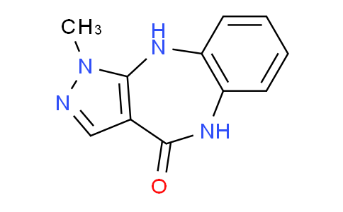 CAS No. 87295-97-4, 1-Methyl-5,10-dihydrobenzo[b]pyrazolo[3,4-e][1,4]diazepin-4(1H)-one