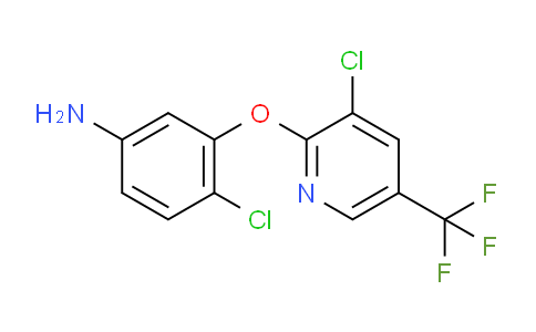 CAS No. 87170-48-7, 4-Chloro-3-((3-chloro-5-(trifluoromethyl)pyridin-2-yl)oxy)aniline