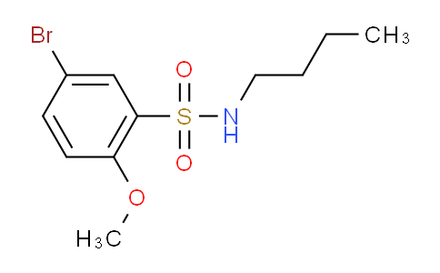 CAS No. 871269-18-0, 5-Bromo-N-butyl-2-methoxybenzenesulfonamide