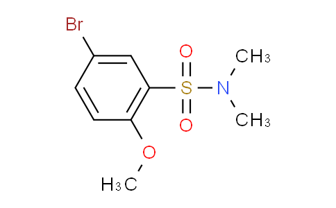 CAS No. 871269-16-8, 5-Bromo-2-methoxy-N,N-dimethylbenzenesulfonamide