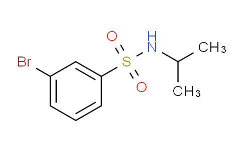 CAS No. 871269-08-8, 3-Bromo-N-isopropylbenzenesulfonamide
