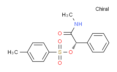 CAS No. 871224-68-9, (S)-2-(Methylamino)-2-oxo-1-phenylethyl 4-methylbenzenesulfonate