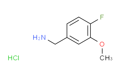 CAS No. 869296-41-3, (4-Fluoro-3-methoxyphenyl)methanamine hydrochloride