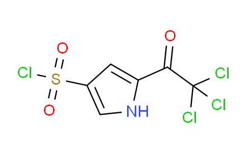 CAS No. 867330-05-0, 1H-Pyrrole-3-sulfonylchloride, 5-(2,2,2-trichloroacetyl)-