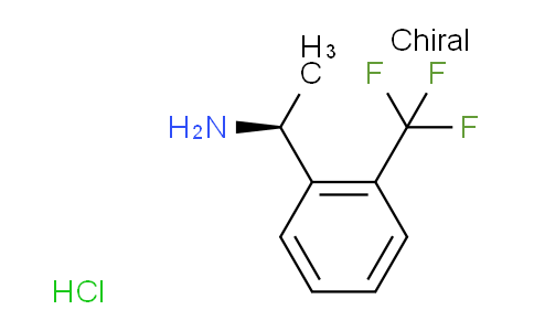 CAS No. 865815-09-4, (S)-1-(2-(Trifluoromethyl)phenyl)ethanamine hydrochloride