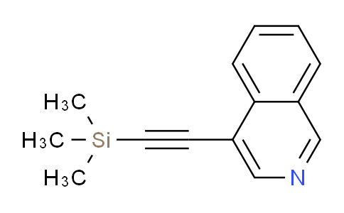 CAS No. 86549-28-2, 4-((Trimethylsilyl)ethynyl)isoquinoline