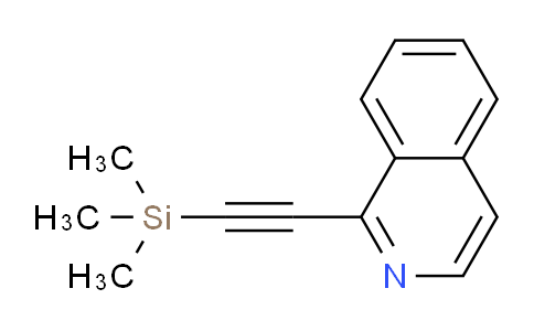 CAS No. 86521-10-0, 1-((Trimethylsilyl)ethynyl)isoquinoline