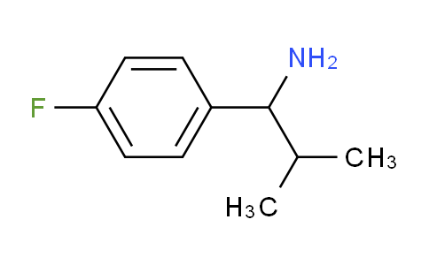CAS No. 863668-04-6, 1-(4-Fluoro-phenyl)-2-methyl-propylamine