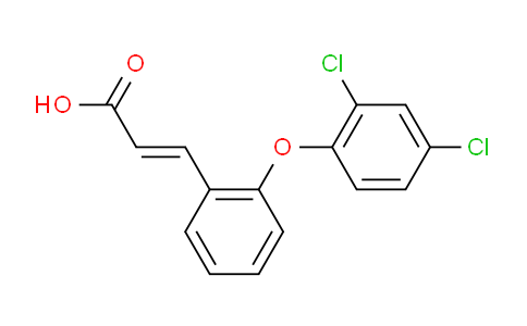 CAS No. 86308-90-9, 3-(2-(2,4-Dichlorophenoxy)phenyl)acrylic acid